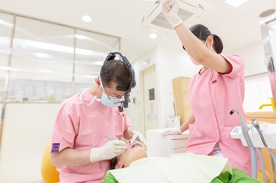 痛みの少ない治療を心がけています